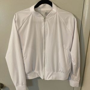 White Albion Fit Bomber Jacket